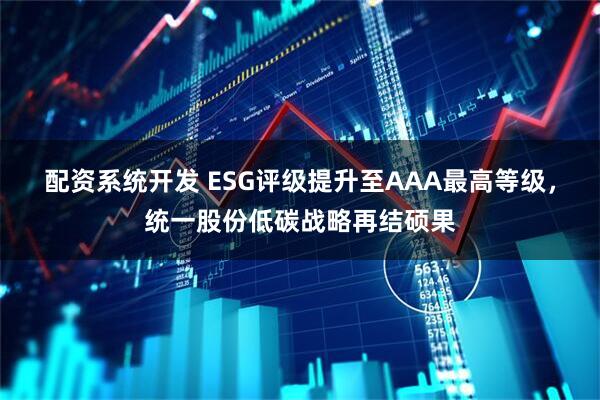 配资系统开发 ESG评级提升至AAA最高等级，统一股份低碳战略再结硕果