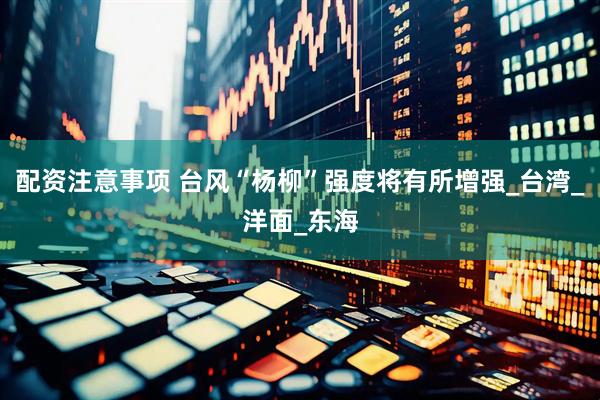 配资注意事项 台风“杨柳”强度将有所增强_台湾_洋面_东海